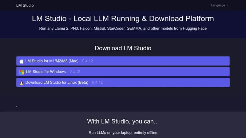 lm studio website