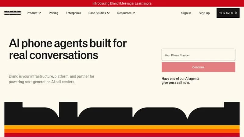 bland website