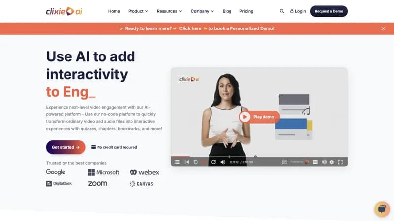 Clixie.ai screenshot