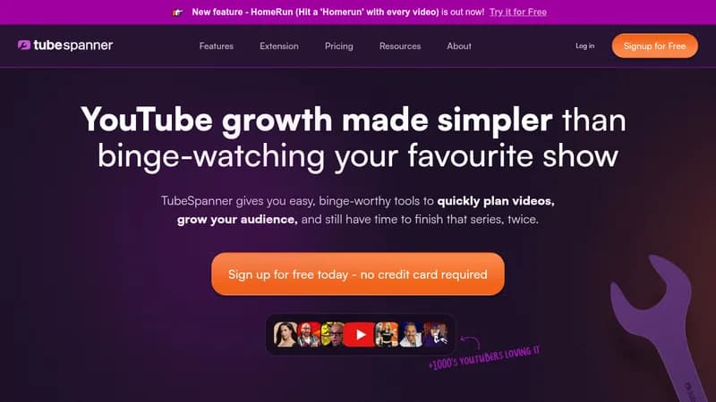 tubespanner website