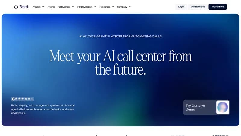 retell ai website