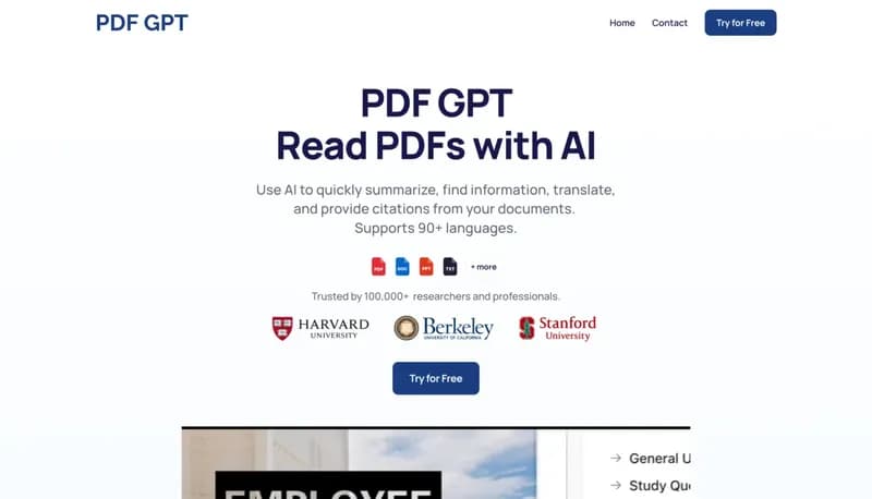 PDF GPT screenshot