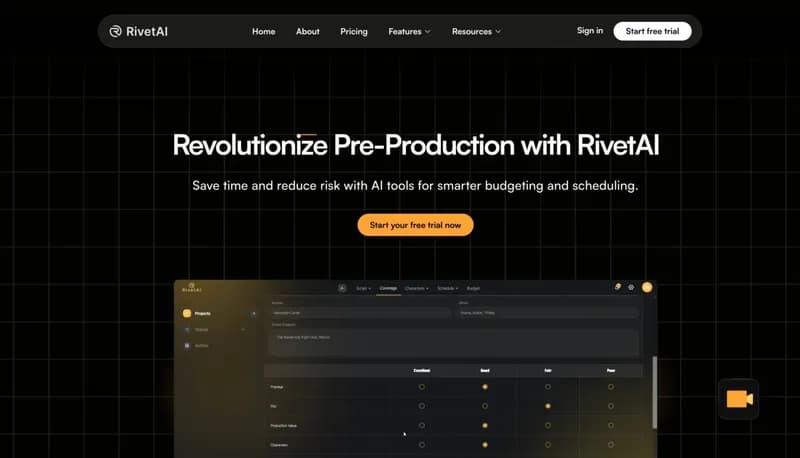 Rivet AI screenshot