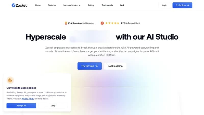Zocket screenshot