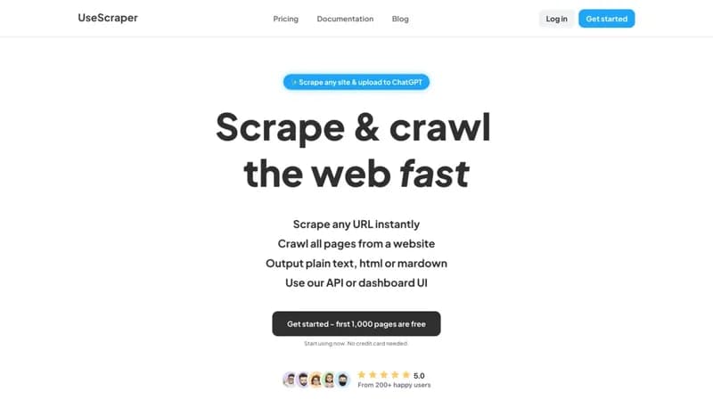 UseScraper screenshot