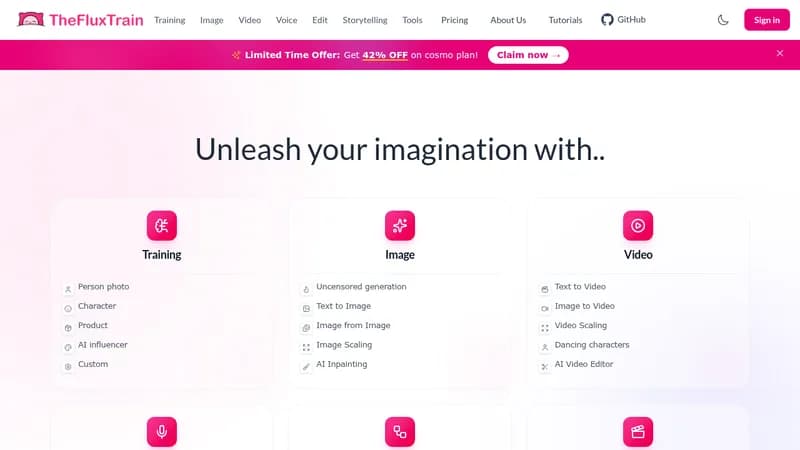 thefluxtrain website