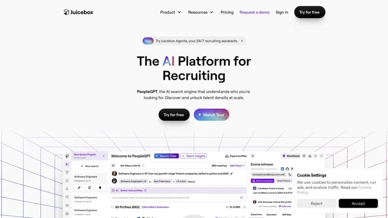 Juicebox (PeopleGPT) screenshot