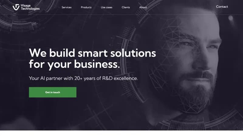 Visage Technologies screenshot