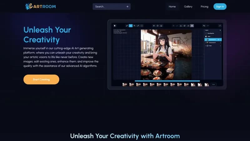 ArtRoom AI screenshot