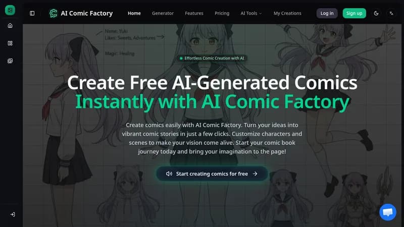 ai comic factory website