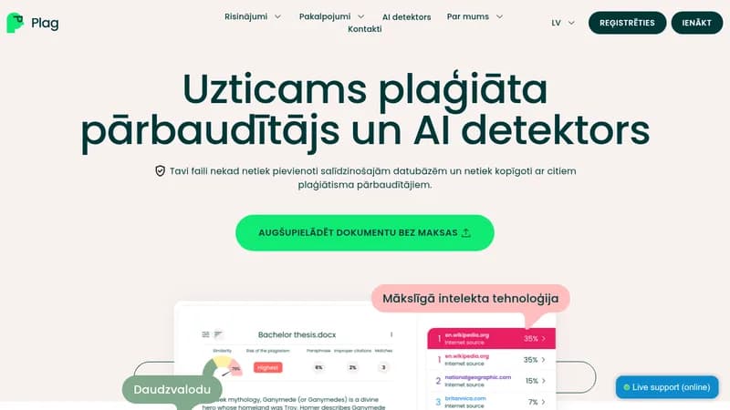 plag website