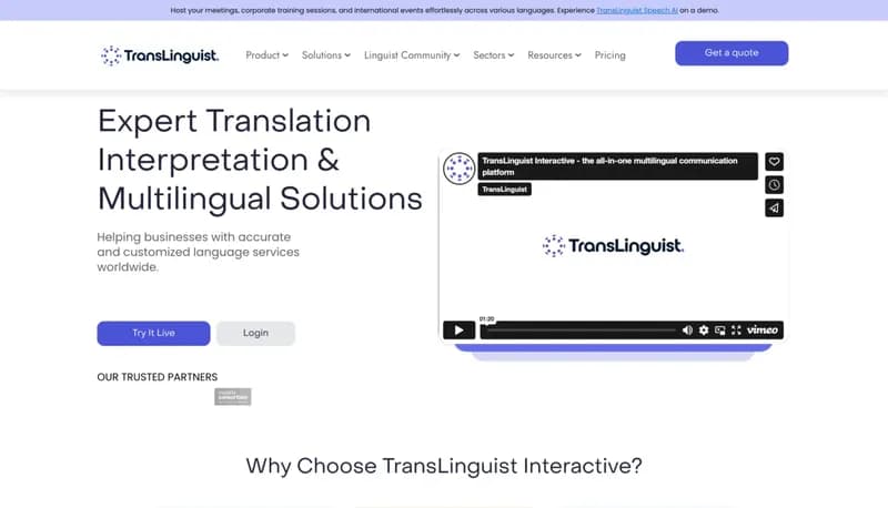 TransLinguist screenshot