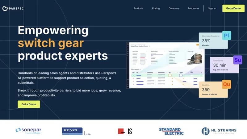 Parspec screenshot