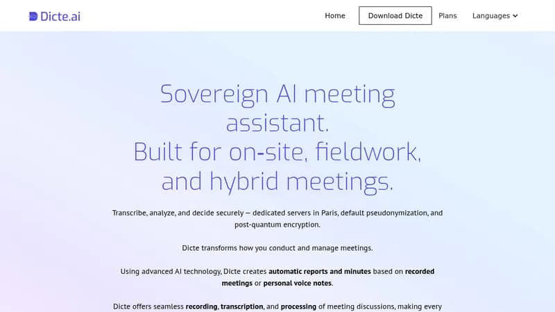 dicte website