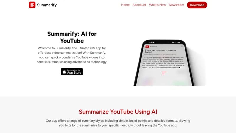 summarify website