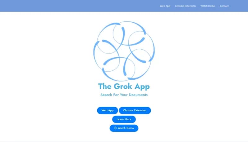The Grok App screenshot