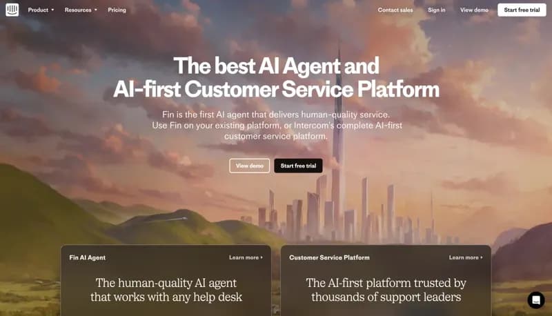 Intercom screenshot