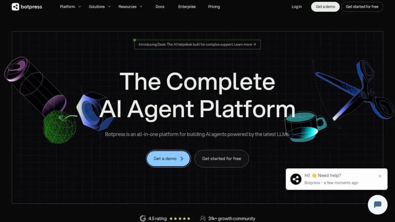 botpress website