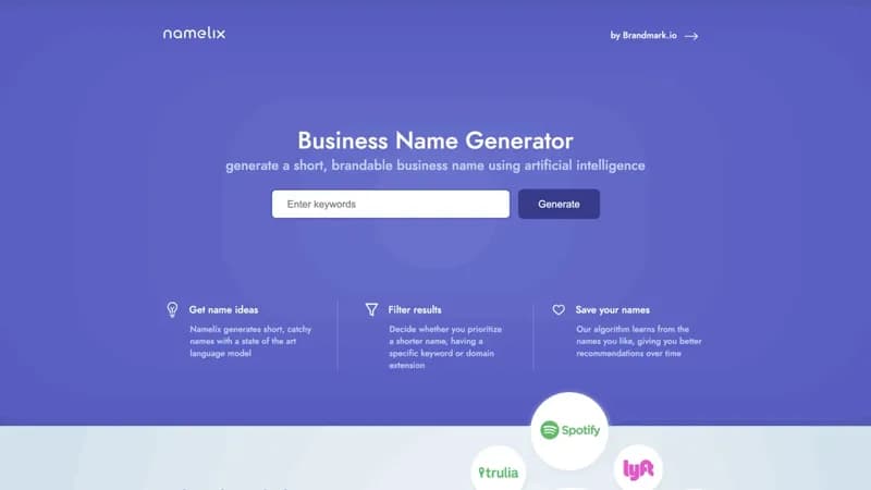 Namelix screenshot
