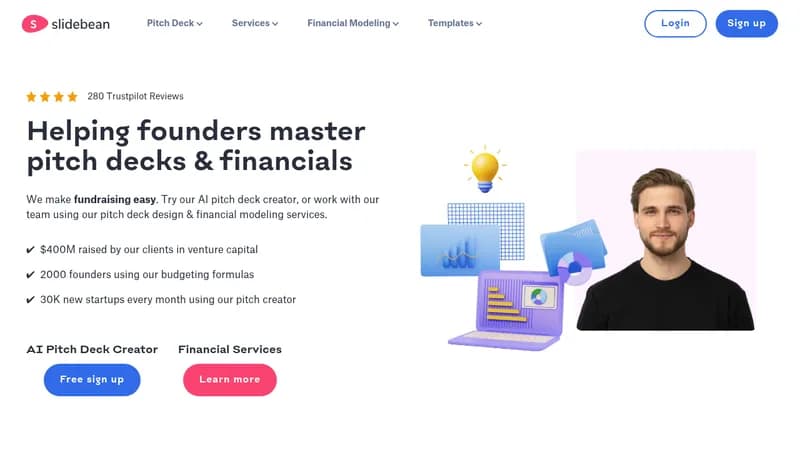 slidebean website
