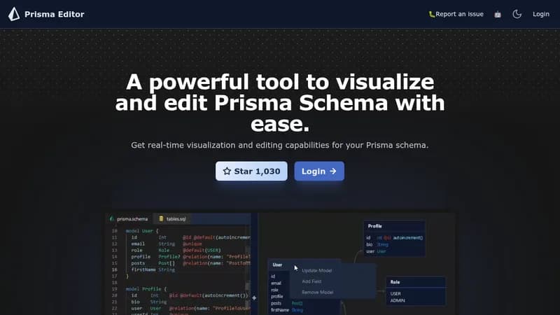 prisma editor website