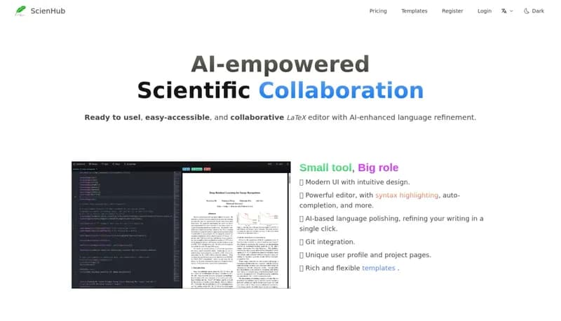 ScienHub screenshot