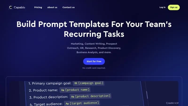 capable website