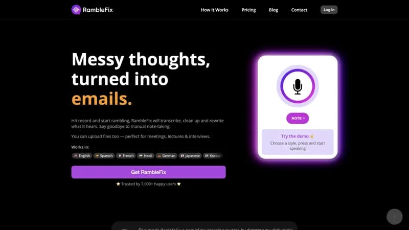 RambleFix screenshot