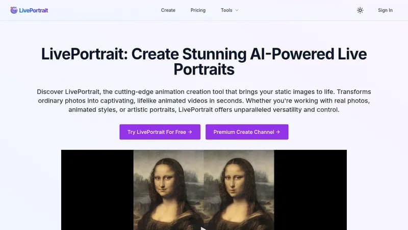 liveportrait website