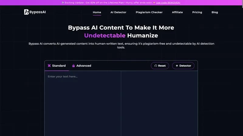 Bypass AI screenshot