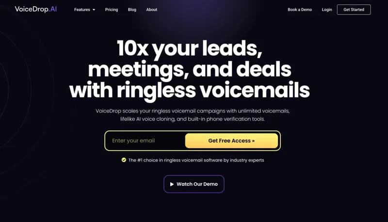 VoiceDrop screenshot