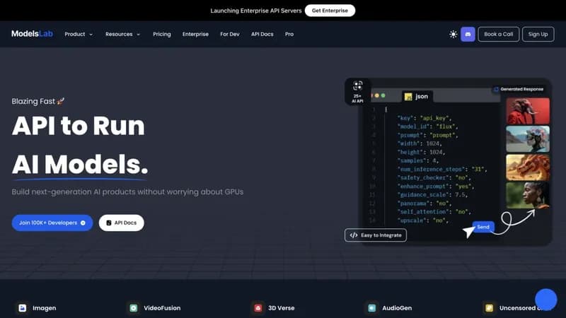 ModelsLab screenshot
