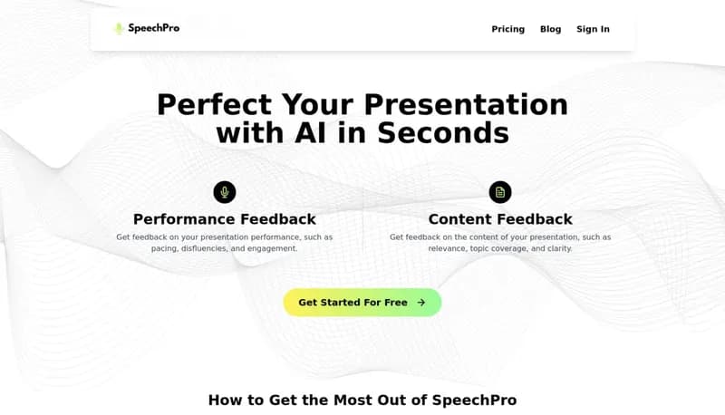 SpeechPro screenshot