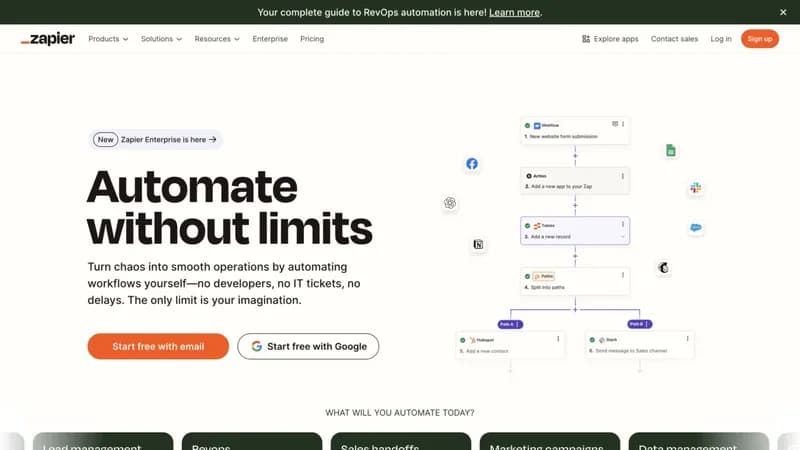 Zapier screenshot
