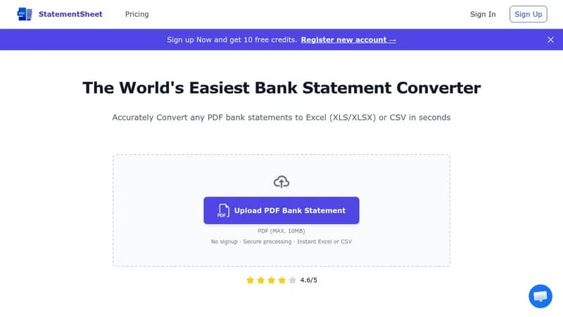 statementsheet website
