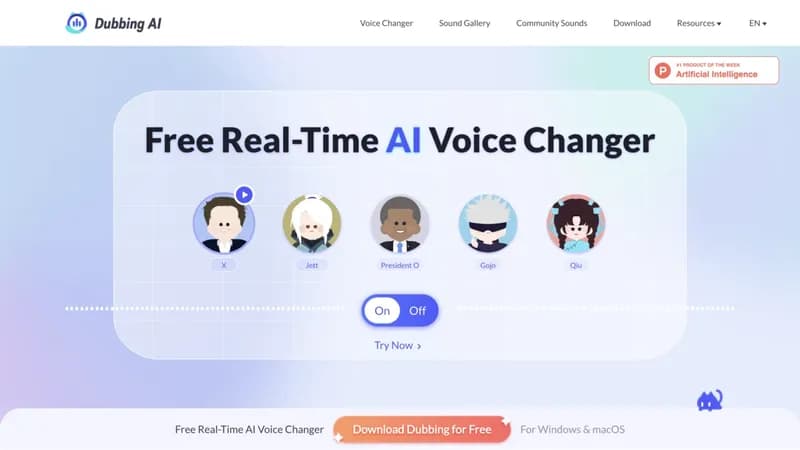 Dubbing AI screenshot