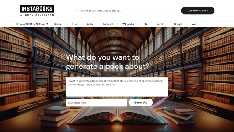 Instabooks screenshot