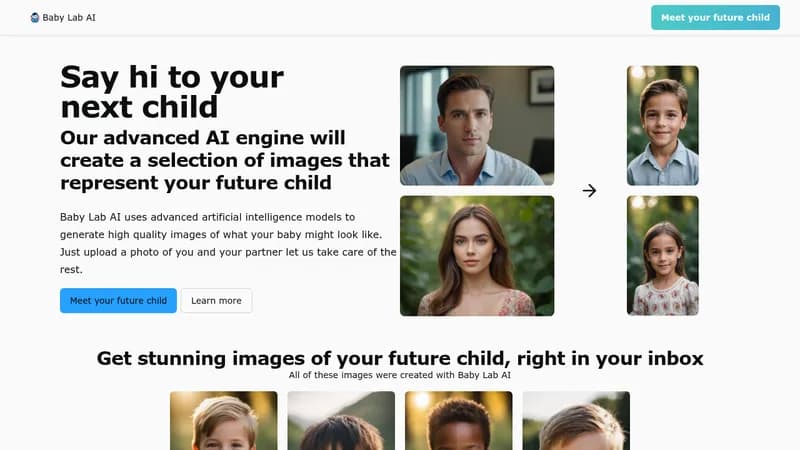 baby lab ai website