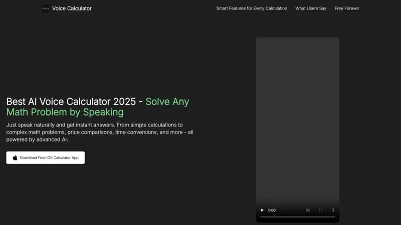 Voice Calculator screenshot