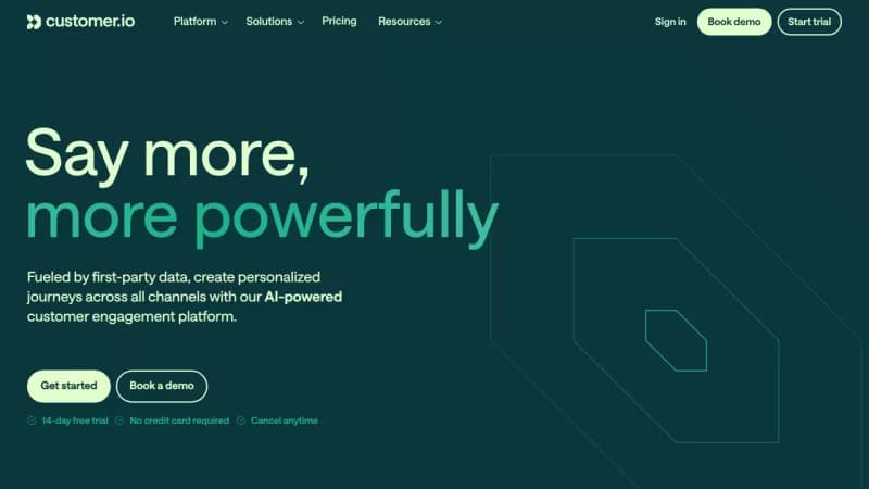 Customer.io screenshot