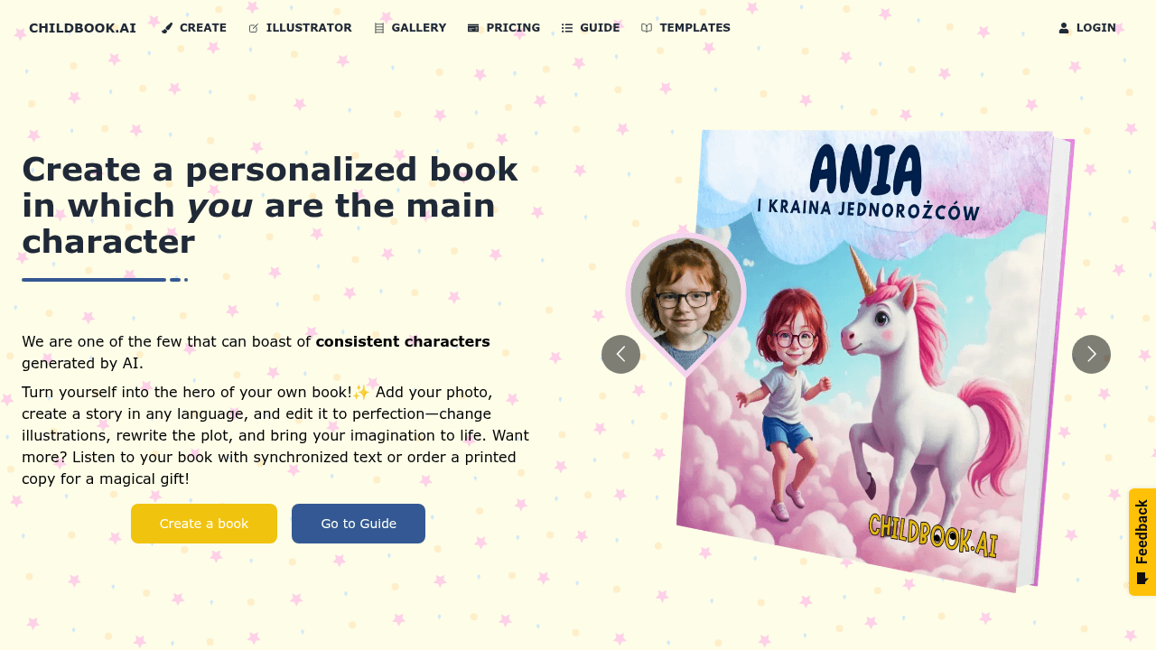 childbook.ai website