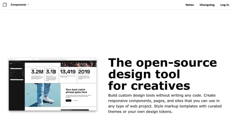 components ai website