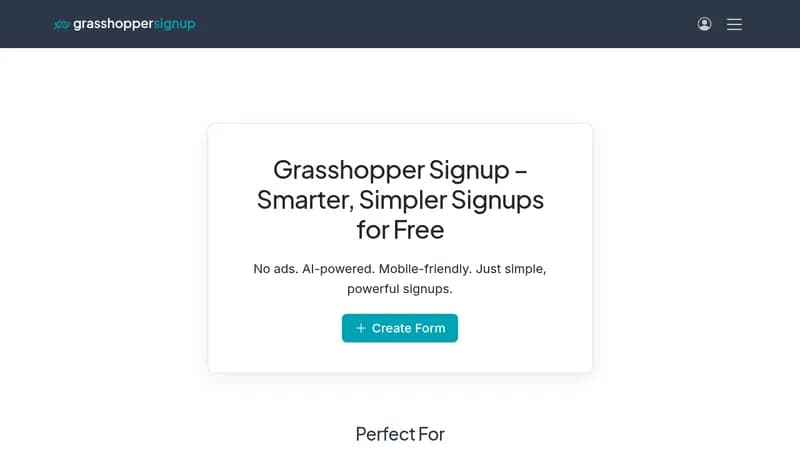 grasshopper signup website