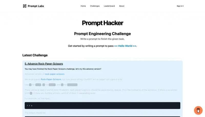 Prompt Hacker screenshot