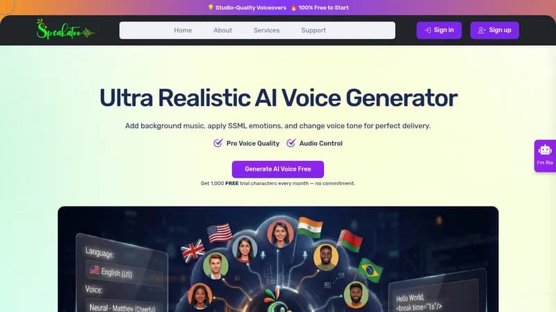 speakatoo website