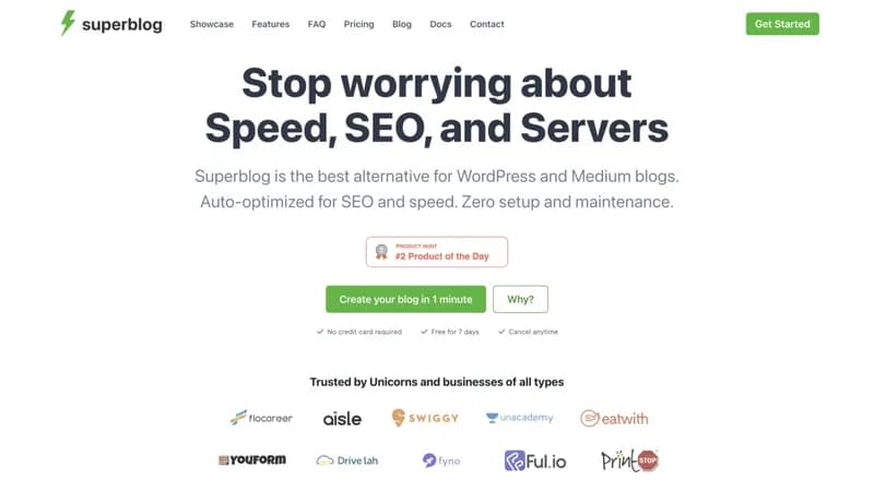 Superblog screenshot