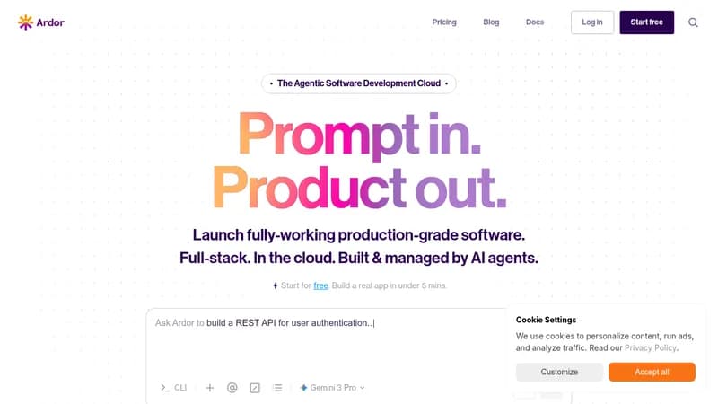 ardor website
