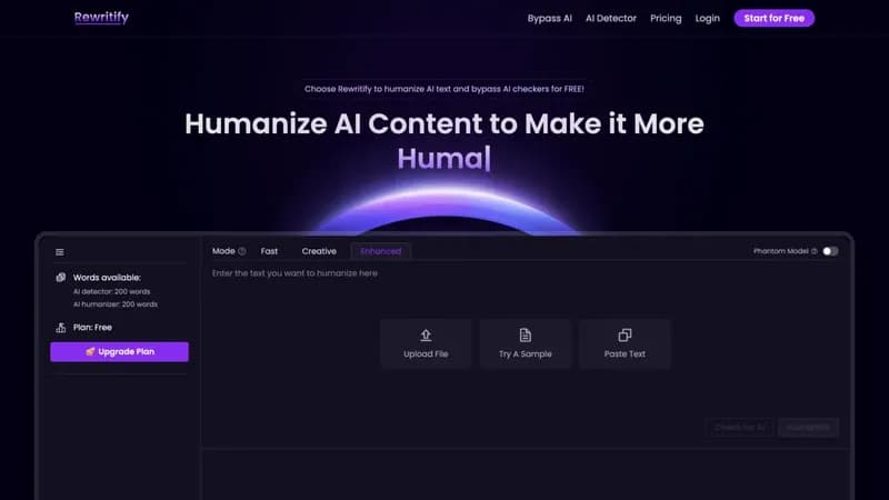 Rewritify screenshot