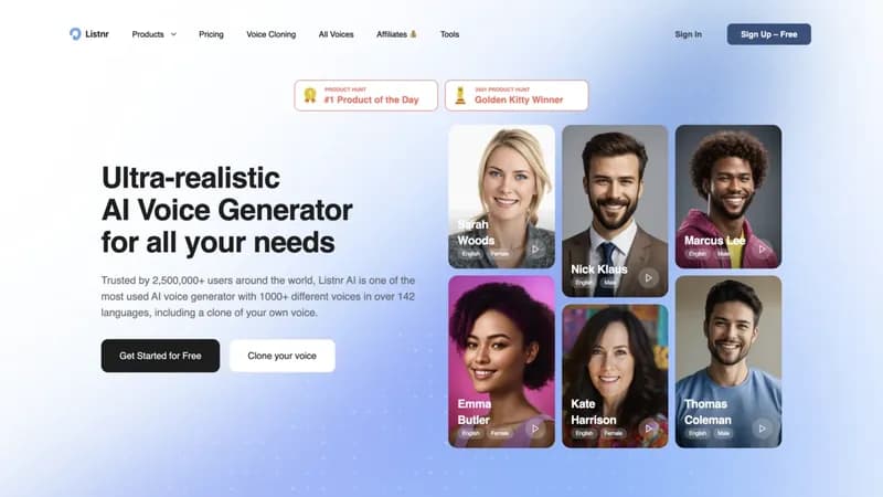 Listnr AI screenshot