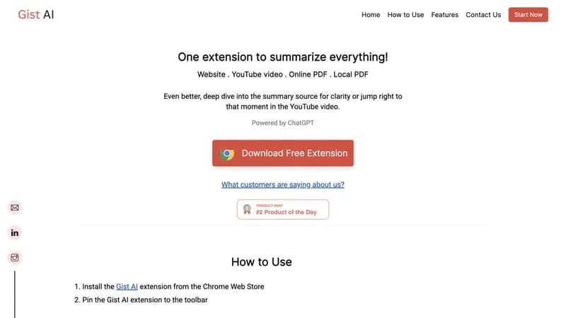 Gist AI screenshot